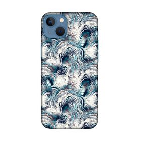 Lopard Apple iPhone 13 Mini Uyumlu Romans Turkuaz Telefon Kılıfı