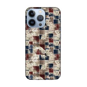 Lopard Apple iPhone 13 Pro Max Uyumlu Romans Koyu Mavi Telefon Kılıfı