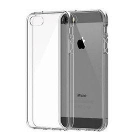 Lopard Apple iPhone 5 Uyumlu Şeffaf Kapak Kalın Silikon Koruma Kılıf