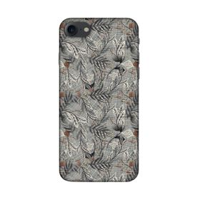 Lopard Apple iPhone 7 Plus-8 Plus Uyumlu Romans Gri Telefon Kılıfı