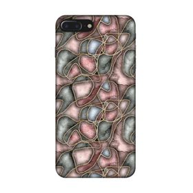 Lopard Apple iPhone 7 Plus-8 Plus Uyumlu Romans Roze Altın Telefon Kılıfı