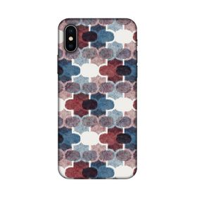 Lopard Apple iPhone X-XS Uyumlu Romans Bordo Telefon Kılıfı