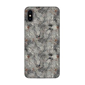 Lopard Apple iPhone XS Max Uyumlu Romans Gri Telefon Kılıfı