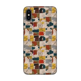 Lopard Apple iPhone XS Max Uyumlu Romans Sarı Telefon Kılıfı