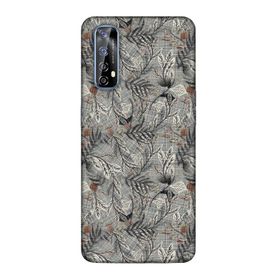 Lopard Huawei P Smart 2021 Uyumlu Romans Gri Telefon Kılıfı