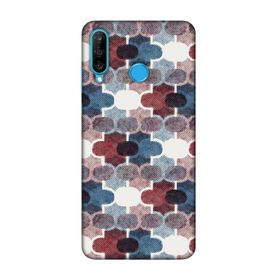 Lopard Huawei P30 Lite Uyumlu Romans Bordo Telefon Kılıfı