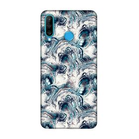 Lopard Huawei P30 Lite Uyumlu Romans Turkuaz Telefon Kılıfı