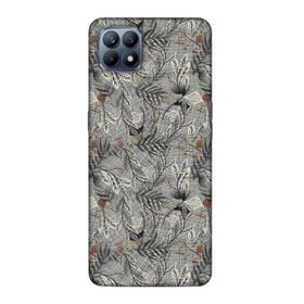 Lopard Huawei P40 Lite Uyumlu Romans Gri Telefon Kılıfı