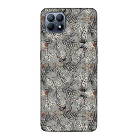 Lopard Huawei P40 Lite Uyumlu Romans Gri Telefon Kılıfı