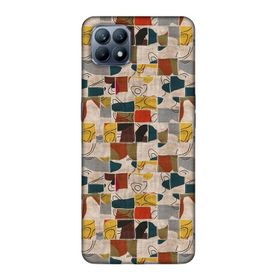 Lopard Huawei P40 Lite Uyumlu Romans Sarı Telefon Kılıfı