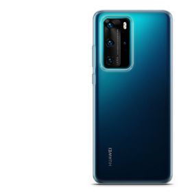Lopard Huawei P40 Pro Uyumlu Şeffaf Kapak Kalın Silikon Koruma Kılıf