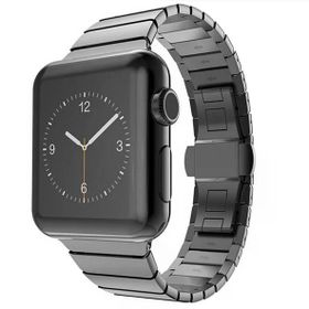 Lopard KRD-16 Siyah Apple Watch 38 mm Erkek Kol Saati Kordonu