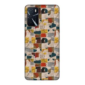 Lopard Oppo A16 Uyumlu Romans Sarı Telefon Kılıfı