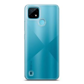 Lopard Realme C21 Şeffaf Uyumlu Kalın Silikon Koruma Kılıf