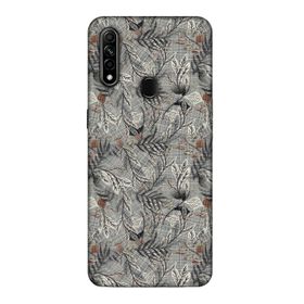 Lopard Samsung Galaxy A31 Uyumlu Romans Gri Telefon Kılıfı