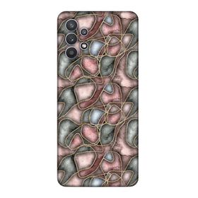 Lopard Samsung Galaxy A32 Uyumlu Romans Roze Altın Telefon Kılıfı