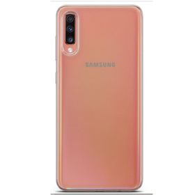 Lopard Samsung Galaxy A70 Şeffaf Uyumlu Kalın Silikon Koruma Kılıf