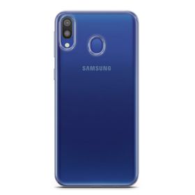 Lopard Samsung Galaxy M20 Şeffaf Uyumlu Kalın Silikon Koruma Kılıf