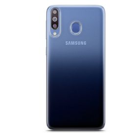 Lopard Samsung Galaxy M30 Şeffaf Uyumlu Kalın Silikon Koruma Kılıf