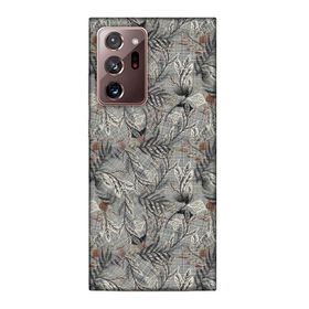 Lopard Samsung Galaxy Note 20 Ultra Uyumlu Romans Gri Telefon Kılıfı