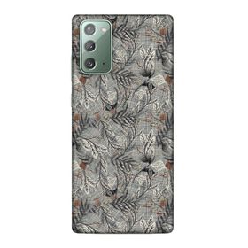 Lopard Samsung Galaxy Note 20 Ultra Uyumlu Romans Gri Telefon Kılıfı