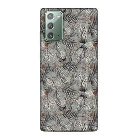 Lopard Samsung Galaxy Note 20 Ultra Uyumlu Romans Gri Telefon Kılıfı
