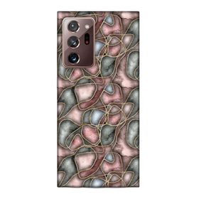 Lopard Samsung Galaxy Note 20 Ultra Uyumlu Romans Roze Altın Telefon Kılıfı