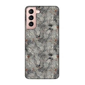 Lopard Samsung Galaxy S21 Plus Uyumlu Romans Gri Telefon Kılıfı