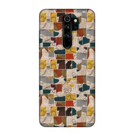 Lopard Xiaomi Redmi Note 8 Pro Uyumlu Romans Sarı Telefon Kılıfı