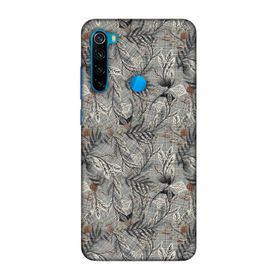 Lopard Xiaomi Redmi Note 8 Uyumlu Romans Gri Telefon Kılıfı