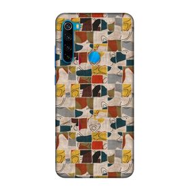Lopard Xiaomi Redmi Note 8 Uyumlu Romans Sarı Telefon Kılıfı