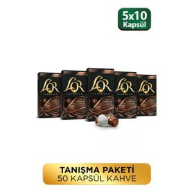 L'or 10'lu Çikolata Aromalı Nespresso Uyumlu Alüminyum Kapsül Kahve
