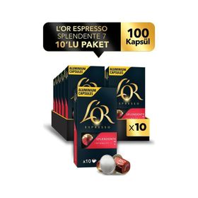 L'or 10'lu Splendente Intensity 7 Nespresso Uyumlu Kapsül Kahve