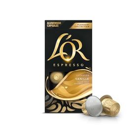 L'or 10'lu Vanilya Aromalı Nespresso Uyumlu Alüminyum Kapsül Kahve