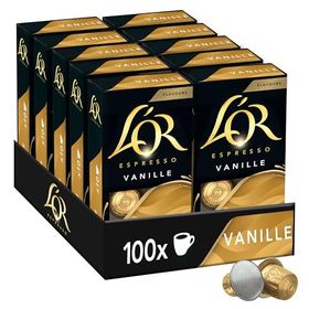 L'or 10'lu Vanilya Aromalı Nespresso Uyumlu Alüminyum Kapsül Kahve