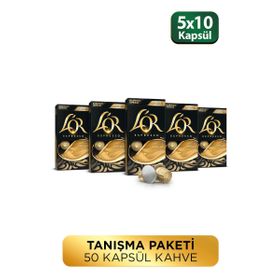 L'or 10'lu Vanilya Aromalı Nespresso Uyumlu Alüminyum Kapsül Kahve