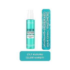 L’Oréal Paris Bright Reveal Cilt Kusuru İzi Karşıtı, Serum İçerikli Temizleme Jeli Niasinamid+150 ml Salisilik Asit &Spf 50+ 50 ml Koyu Leke Karşıtı Fluid Günlük Yüz Güneş Kremi Cilt Bakım Seti