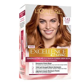 L'Oréal Paris Creme 7.43 Sultan Bakırı 192 ml Saç Boyası