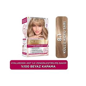 L'Oréal Paris Creme 8.1 Koyu Sarı Küllü Saç Boyası