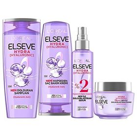 L'Oréal Paris Elseve Hydra Hyaluronic Nem İle Dolgunlaştıran Saç Bakım Seti