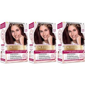 L'Oréal Paris Excellence 4.15 Büyüleyici Kahve 3'lü Saç Boyası