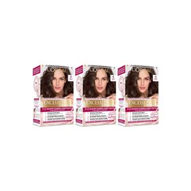 L'Oréal Paris Excellence 4 Koyu Kahve 3'lü Saç Boyası