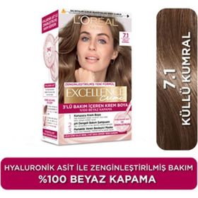 L'Oréal Paris Excellence Creme 7.1 Kumral Küllü 4x192 ml Saç Boyası