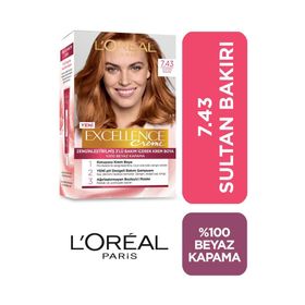L'Oréal Paris Excellence Creme 7.43 Sultan Bakırı Saç Boyası