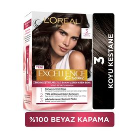 L'Oréal Paris Excellence Creme Kit 3.0 Koyu Kestane Saç Boyası