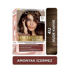 L'Oréal Paris Excellence Creme Nude Renkler 4U Nude Kahve Saç Boyası