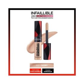 L'Oréal Paris Infaillible 24h 322 Ivory Tüm Yüze Uygulanabilir Kapatıcı