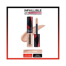 L'Oréal Paris Infaillible 24h Tüm Yüze Uygulanabilir 323 Fawn Kapatıcı