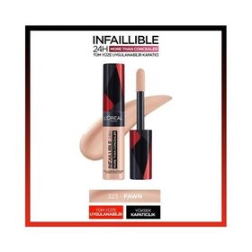 L'Oréal Paris Infaillible 24h Tüm Yüze Uygulanabilir 323 Fawn Kapatıcı