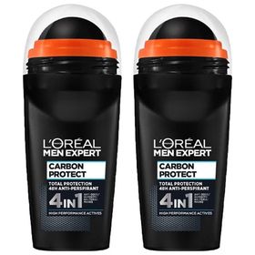 L'Oréal Paris Men Expert Carbon Protect Anti Perspirant 50 ml 2'li Roll On Seti